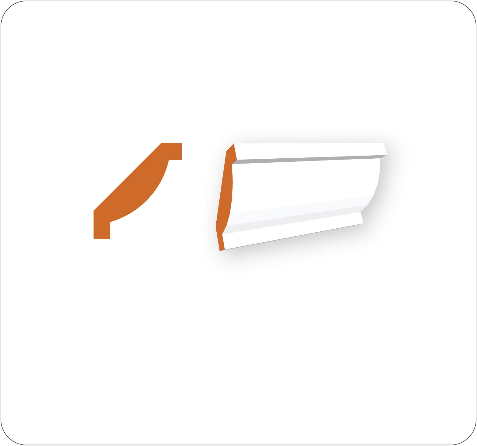 Colonial Cornice 1x3